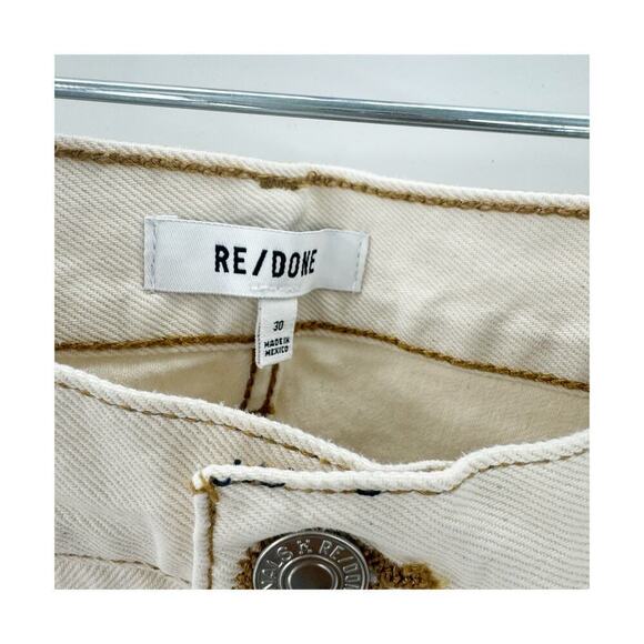Re/Done 90s Low Slung Rinsed Birch High Rise Straight Jeans Size 30 NWT - Picture 11 of 11